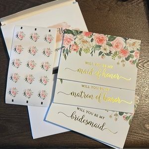 Bridesmaid proposal cards